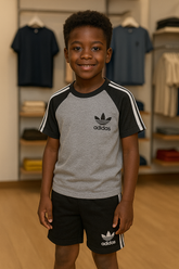 Conjunto ADD = Camisa+Bermuda[Suedine] - Preto