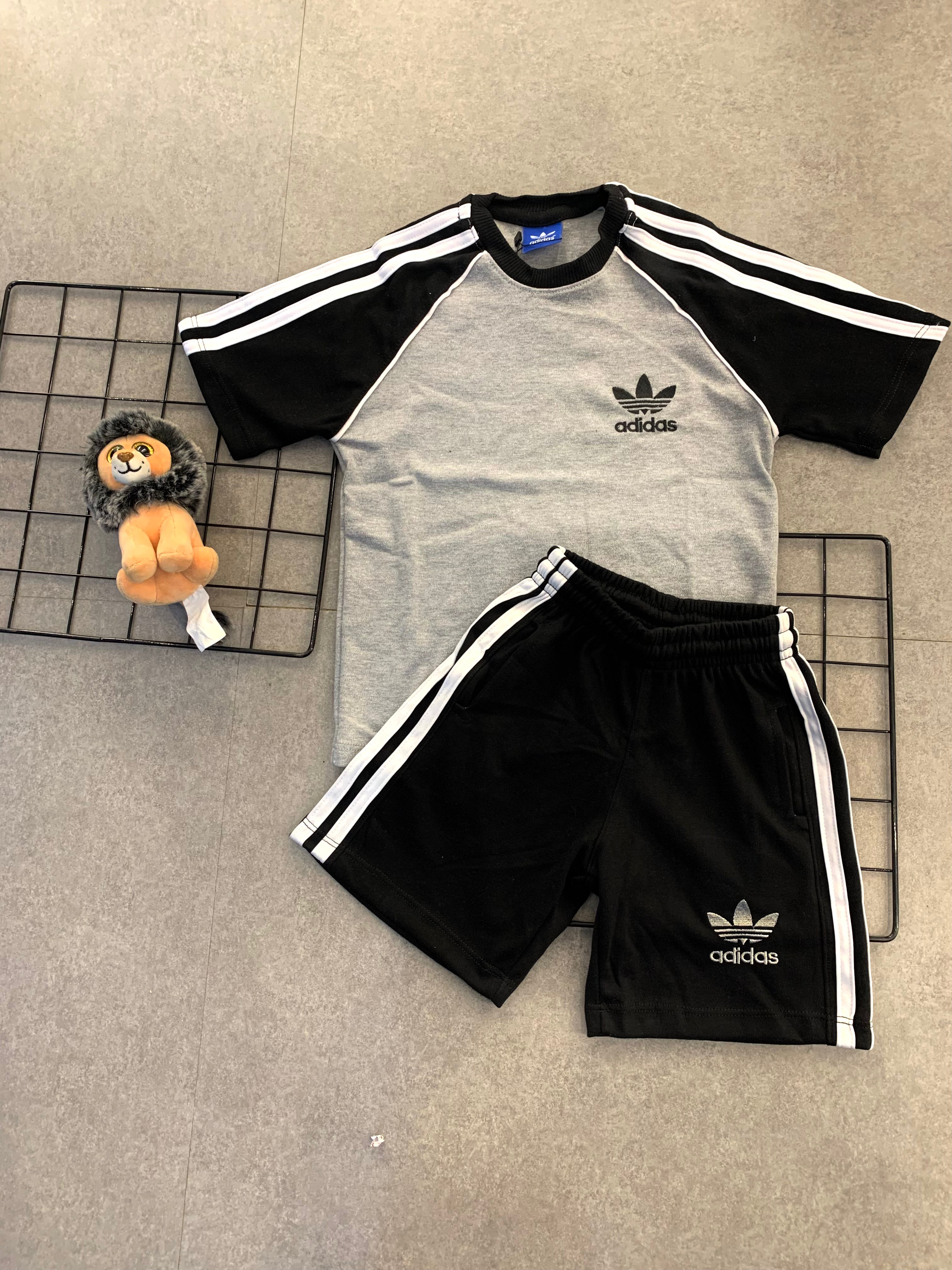 Conjunto ADD = Camisa+Bermuda[Suedine] - Preto