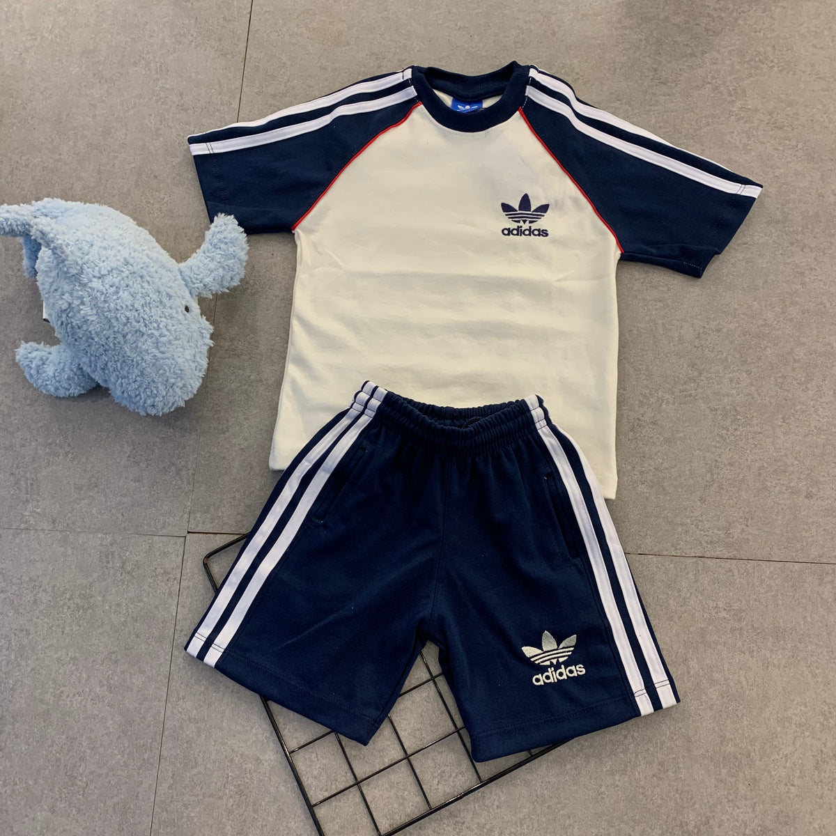 Conjunto ADD = Camisa+Bermuda[Suedine] - Branco