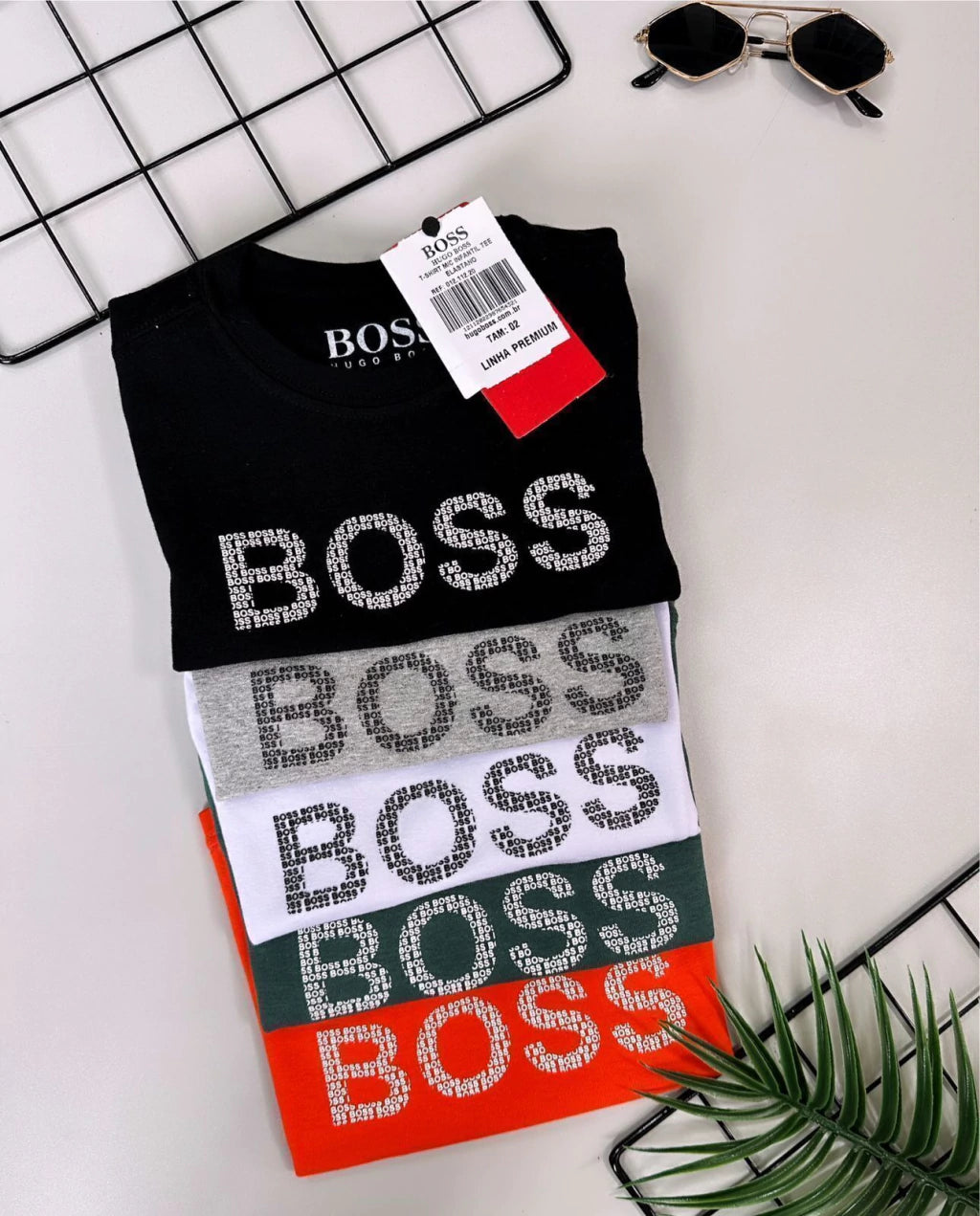 T-Shirt Boss - Branco