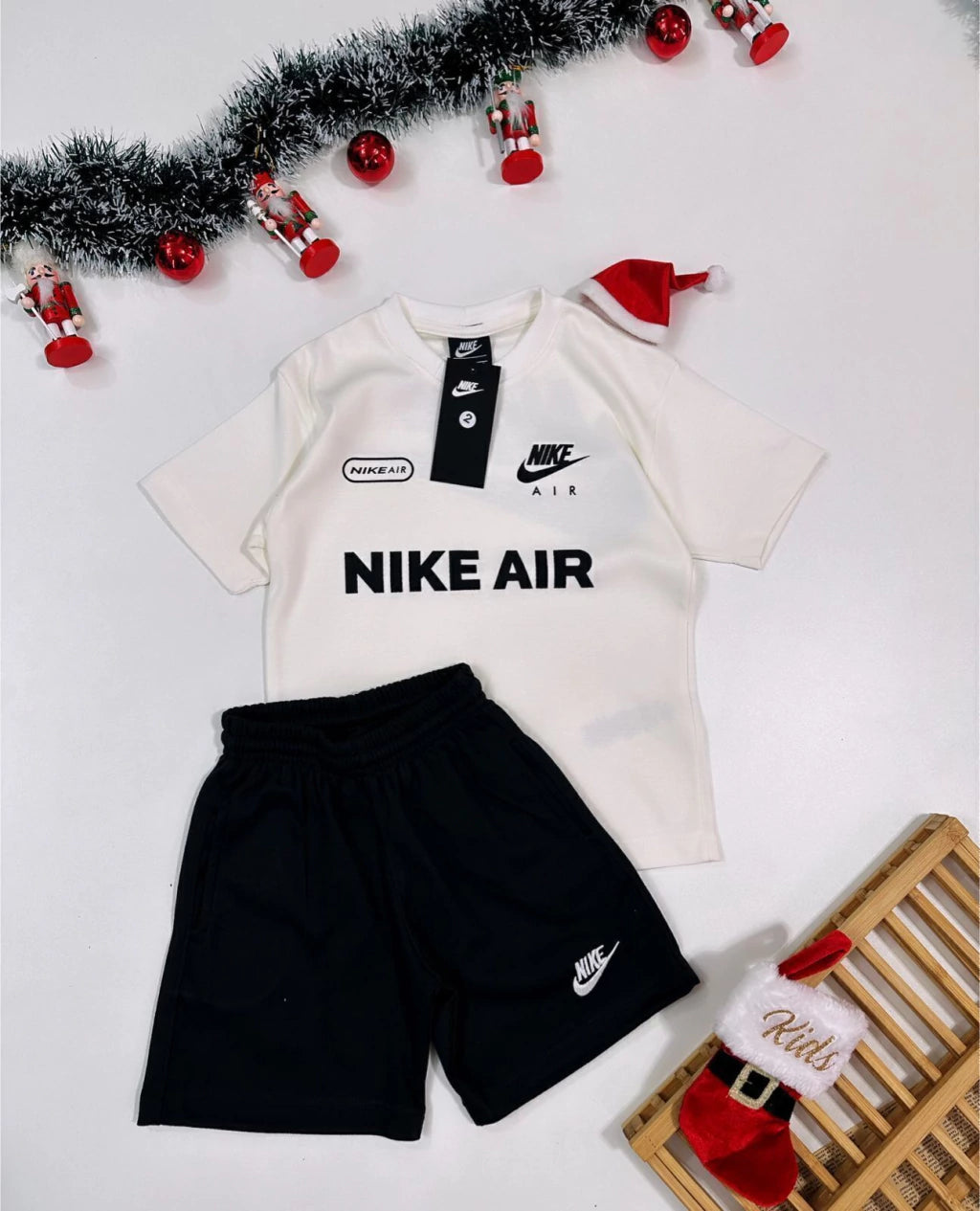 Conjunto Nk Air  - Branco [CAMISA+BERMUDA]
